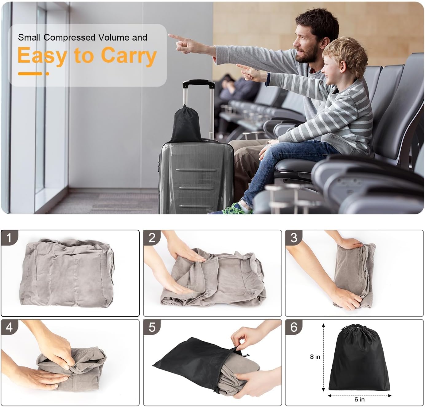 Thumbnail 6 de Maliton Airplane Footrest 17in adjustable