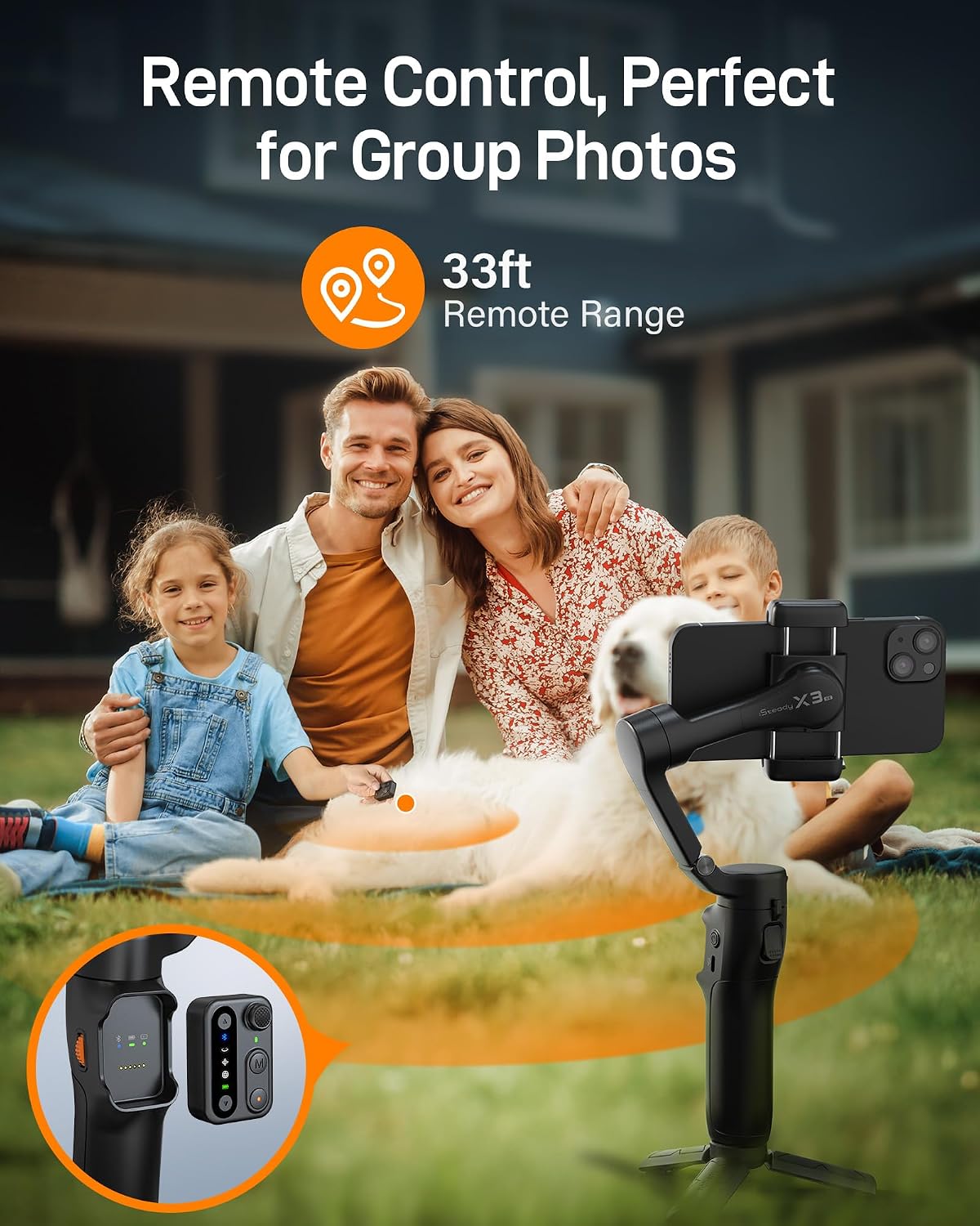Detalle 1 de Hohem iSteady X3 SE phone gimbal 3-axis