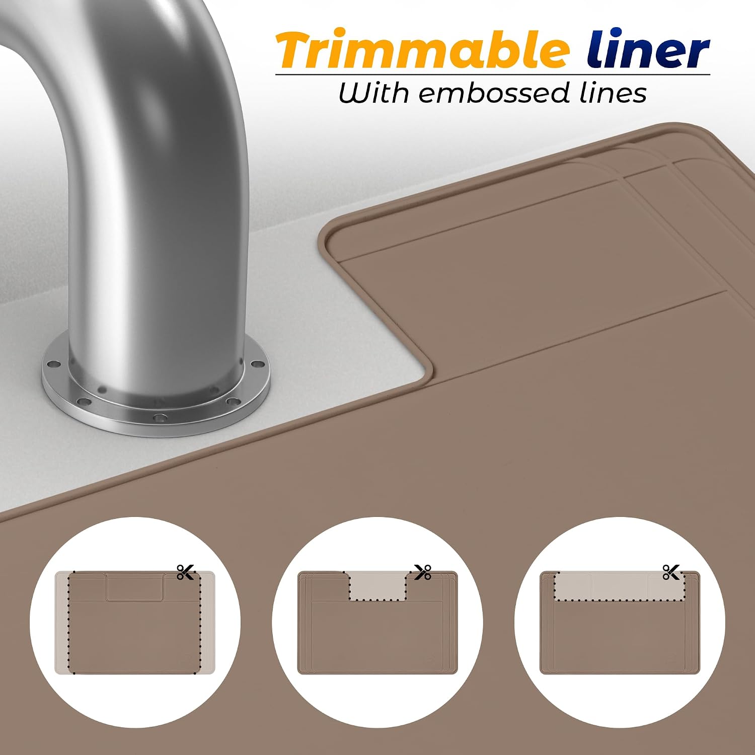 Thumbnail 4 de Under Sink Mat 34 x 22.5 Silicone