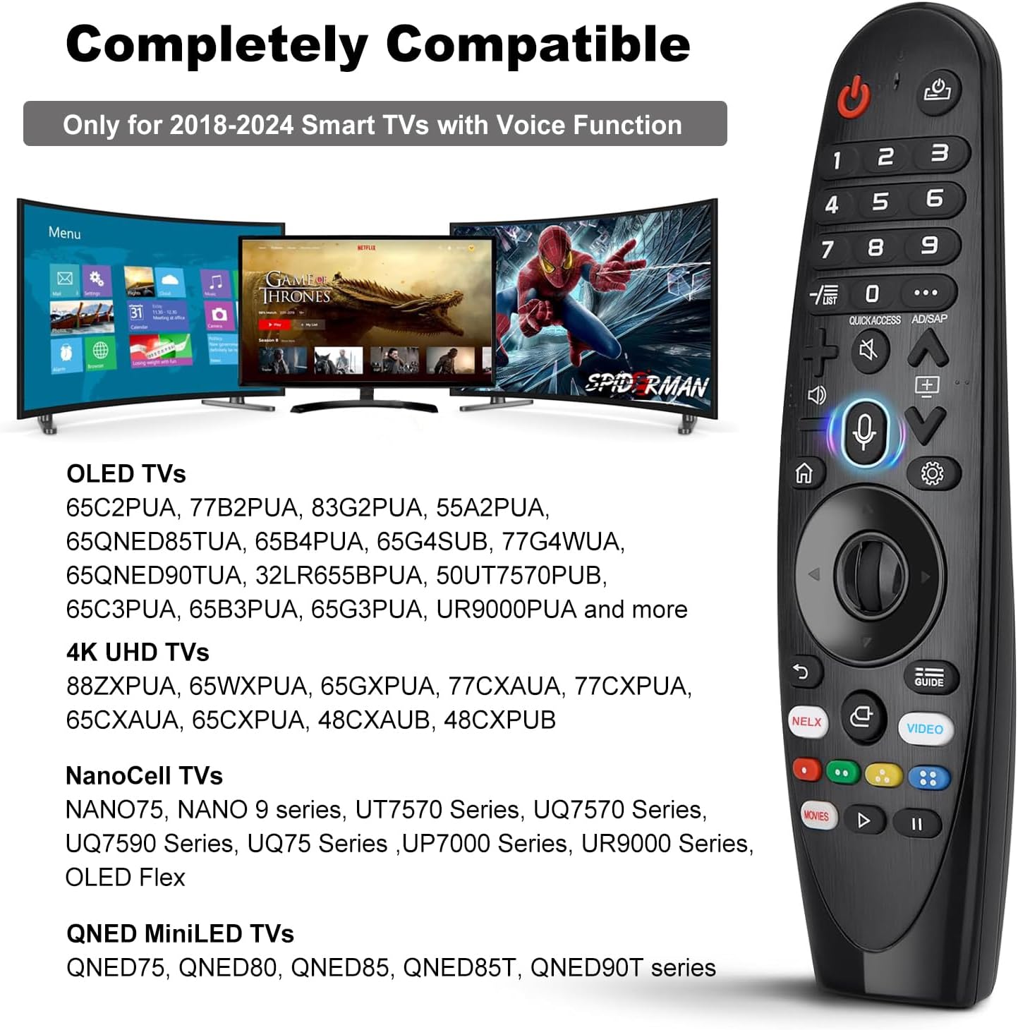 Detalle 2 de Mando Repuesto LG AN-MR20GA para Smart TV