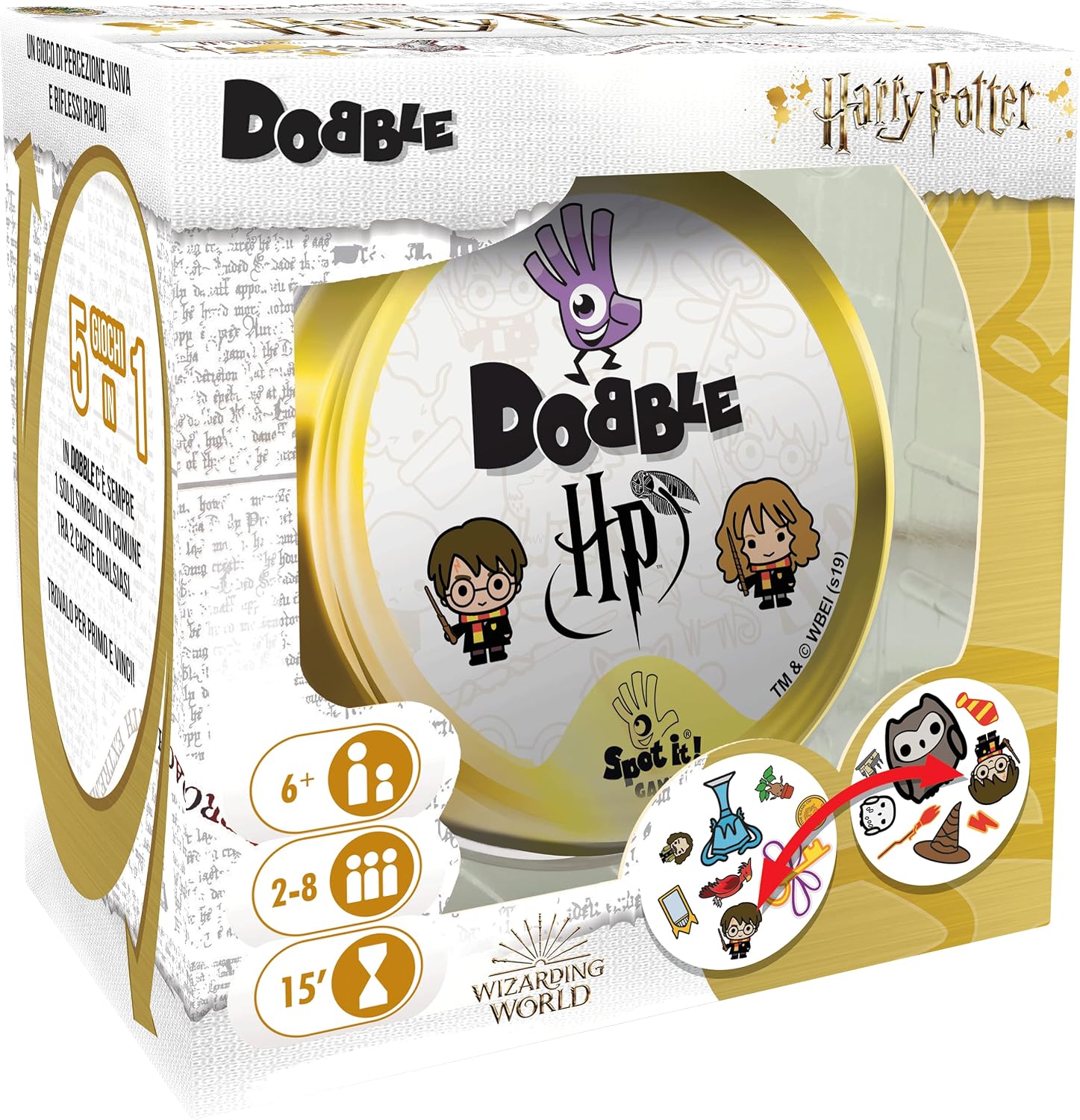 Detalle de Harry Potter DVD 8 dischi con Dobble