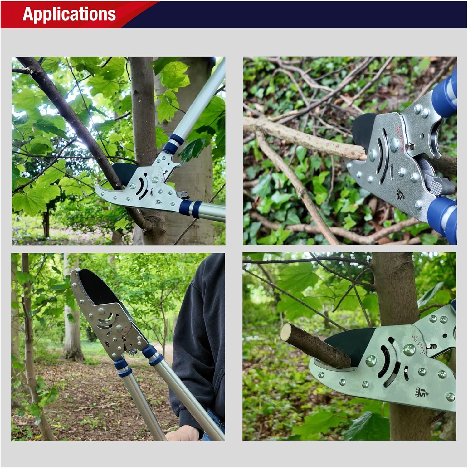 Thumbnail 4 de Spear & Jackson 8290RS Razorsharp Advance Heavy Duty Telescopic Ratchet Anvil Lopper