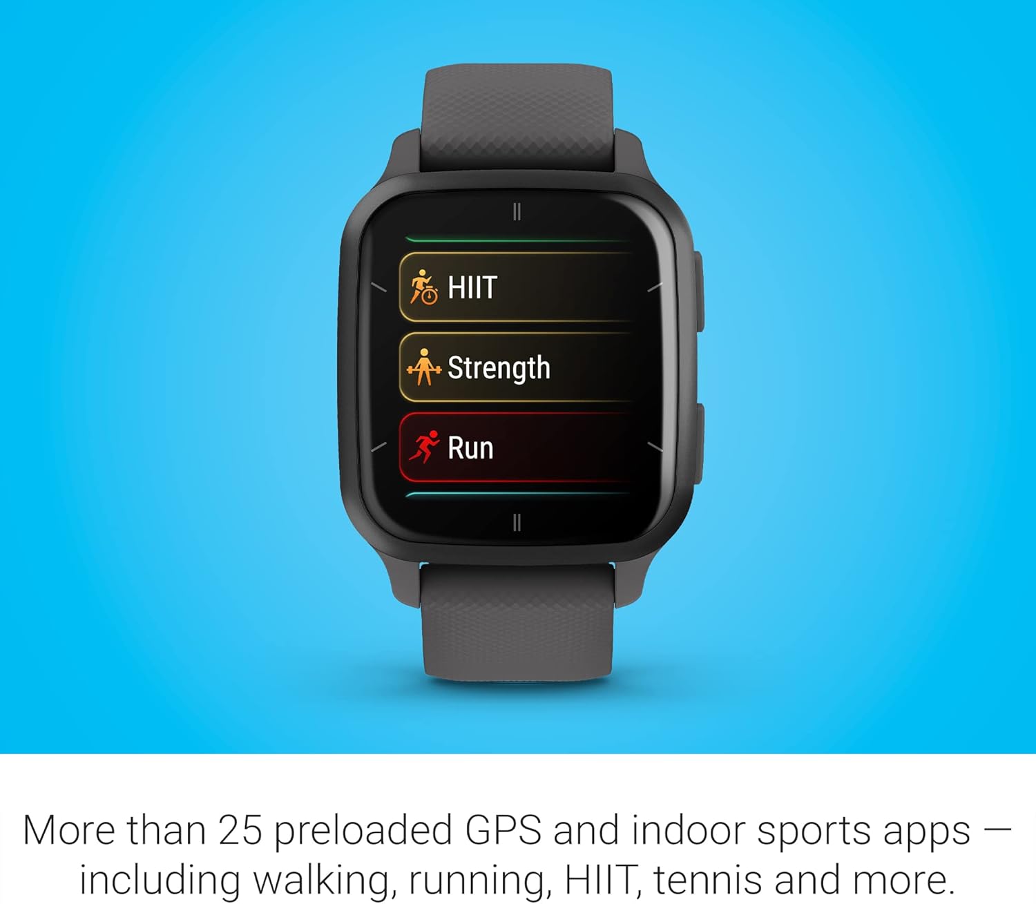 Thumbnail 4 de Garmin Venu® Sq 2 GPS Smartwatch (Slate and Shadow Gray) with AMOLED Display