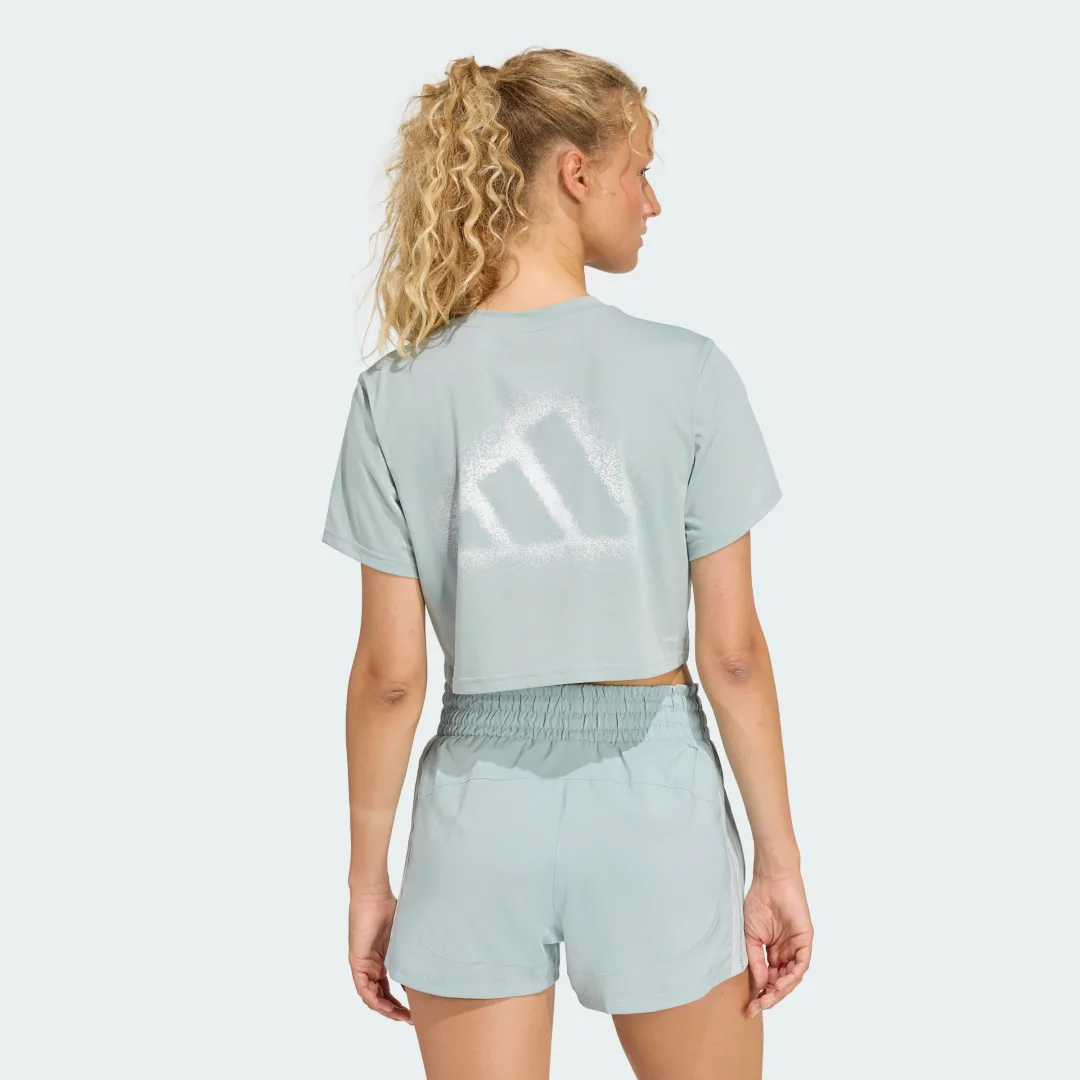 Detalle 2 de CLIMACOOL POWER TRAINING GRAPHIC T-SHIRT de Adidas – Verde