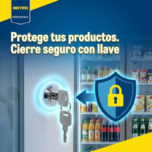 Thumbnail 7 de METRO Professional GSC4240: Frigorífico para bebidas con puerta de cristal, 237 L, 4–18 °C