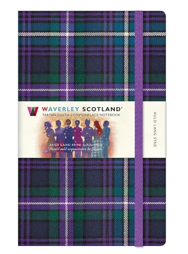 Detalle de Waverley Scotland Tartan Notebook: Auld Lang Syne Large Notebook (21cm x 13cm) – 94 pages