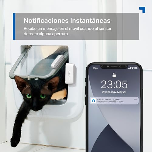 Detalle de Tapo TP-Link T110: Sensor de Contacto Inteligente para Puertas y Ventanas (Requiere Tapo Hub)