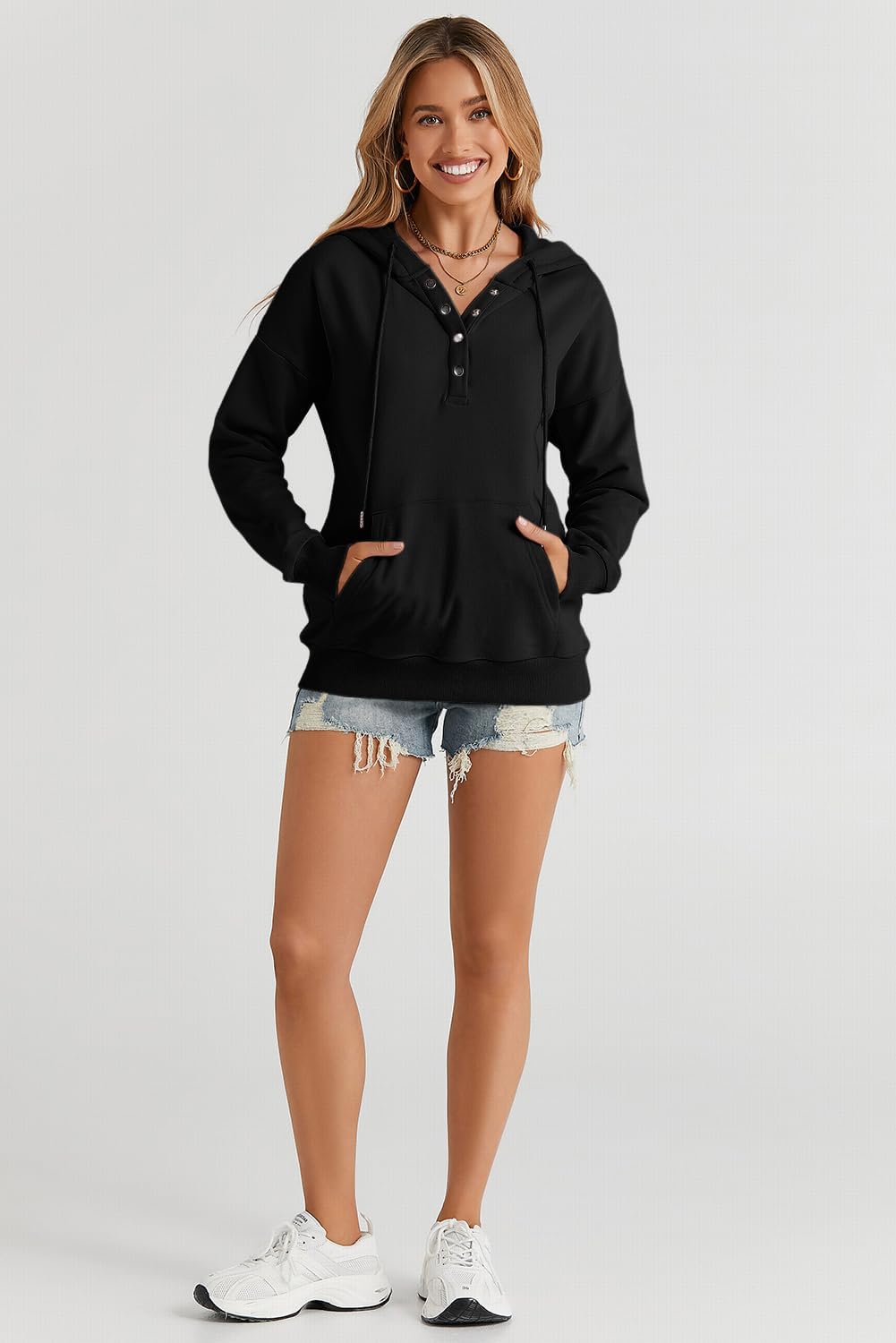 Detalle 1 de Dokotoo Womens Hoodie 2025 V-neck