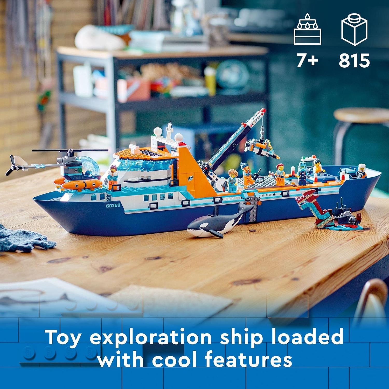 Detalle de LEGO Arctic Explorer Ship building set 60368