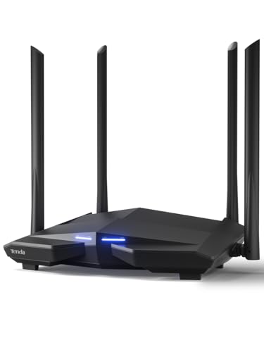 Detalle de Tenda AC10 Router AC1200 doble banda, 867 Mbps 📡