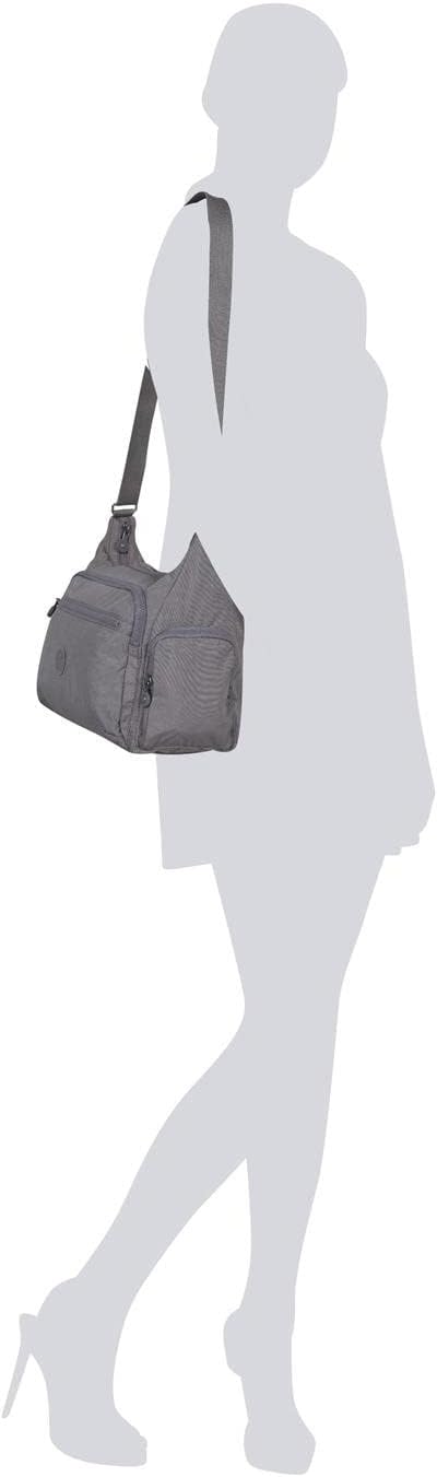 Detalle de Kipling Gabbie: Borsa a Tracolla Media, stile e praticità in tessuto idrorepellente