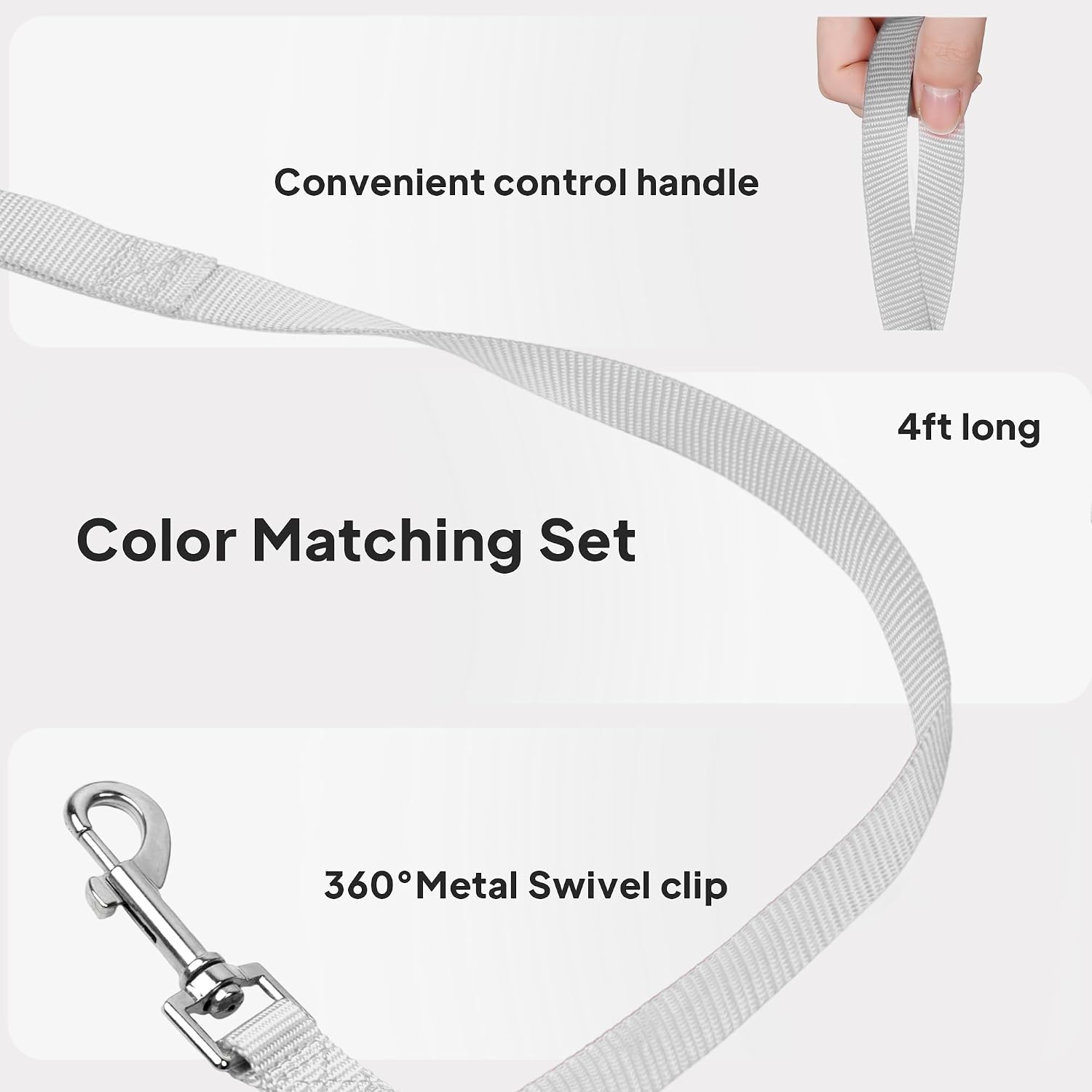 Detalle 2 de PetiFine Dog Harness and Leash Set, XXS
