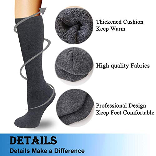 Detalle 2 de Warm Knee High Socks Thermal Cotton for Women