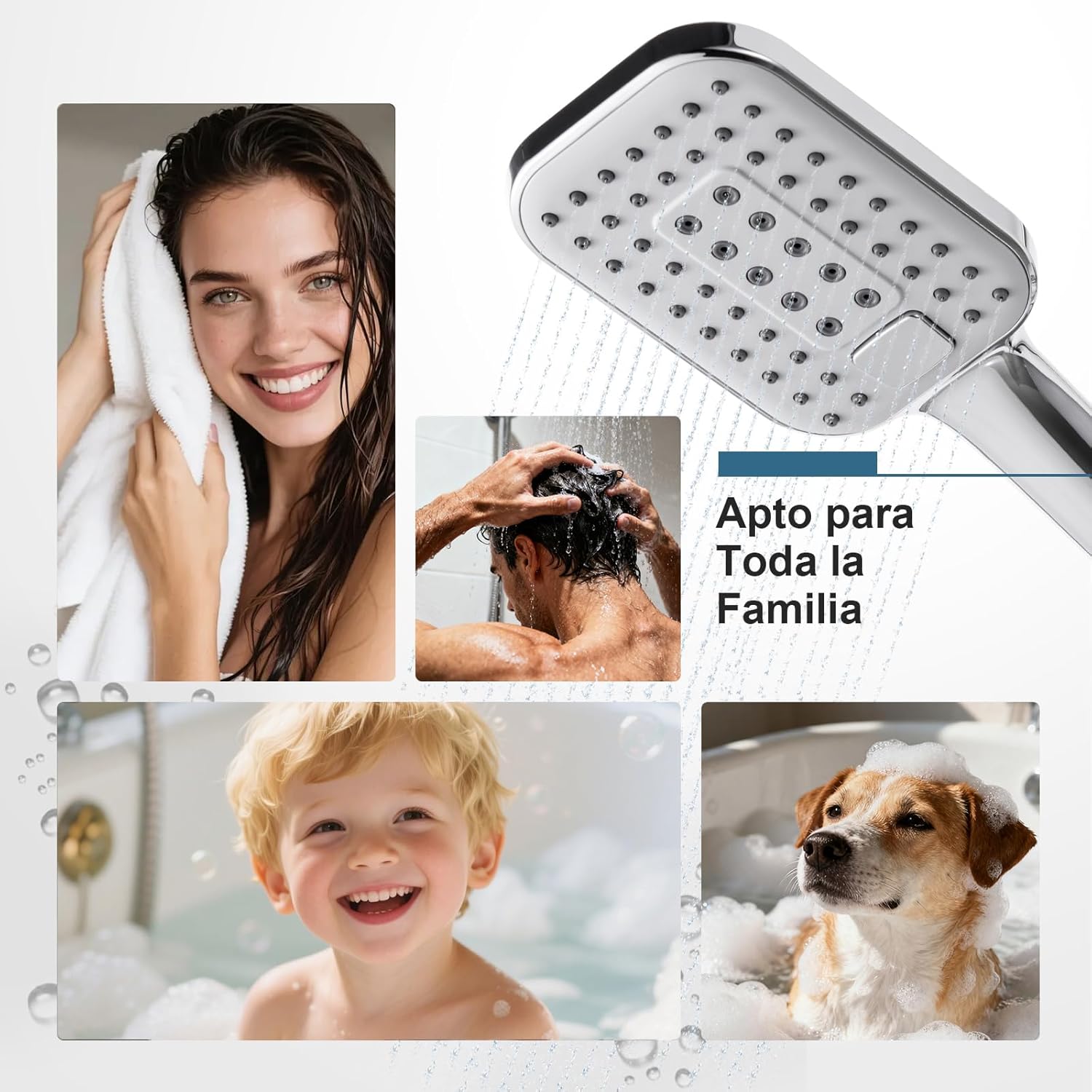 Thumbnail 6 de OFFO Alcachofa Ducha 1,6 m 3 modos