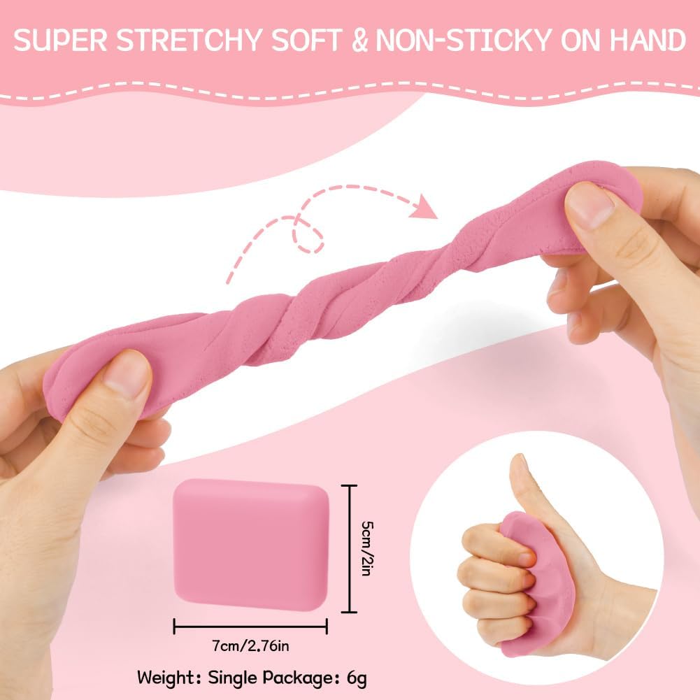 Thumbnail 1 de Ainiv Air Dry Clay 96PC Ultra-Light Modelling Clay Set with 6 Carving Tools