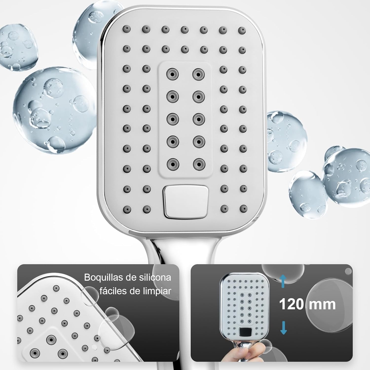 Thumbnail 3 de OFFO Alcachofa Ducha 1,6 m 3 modos