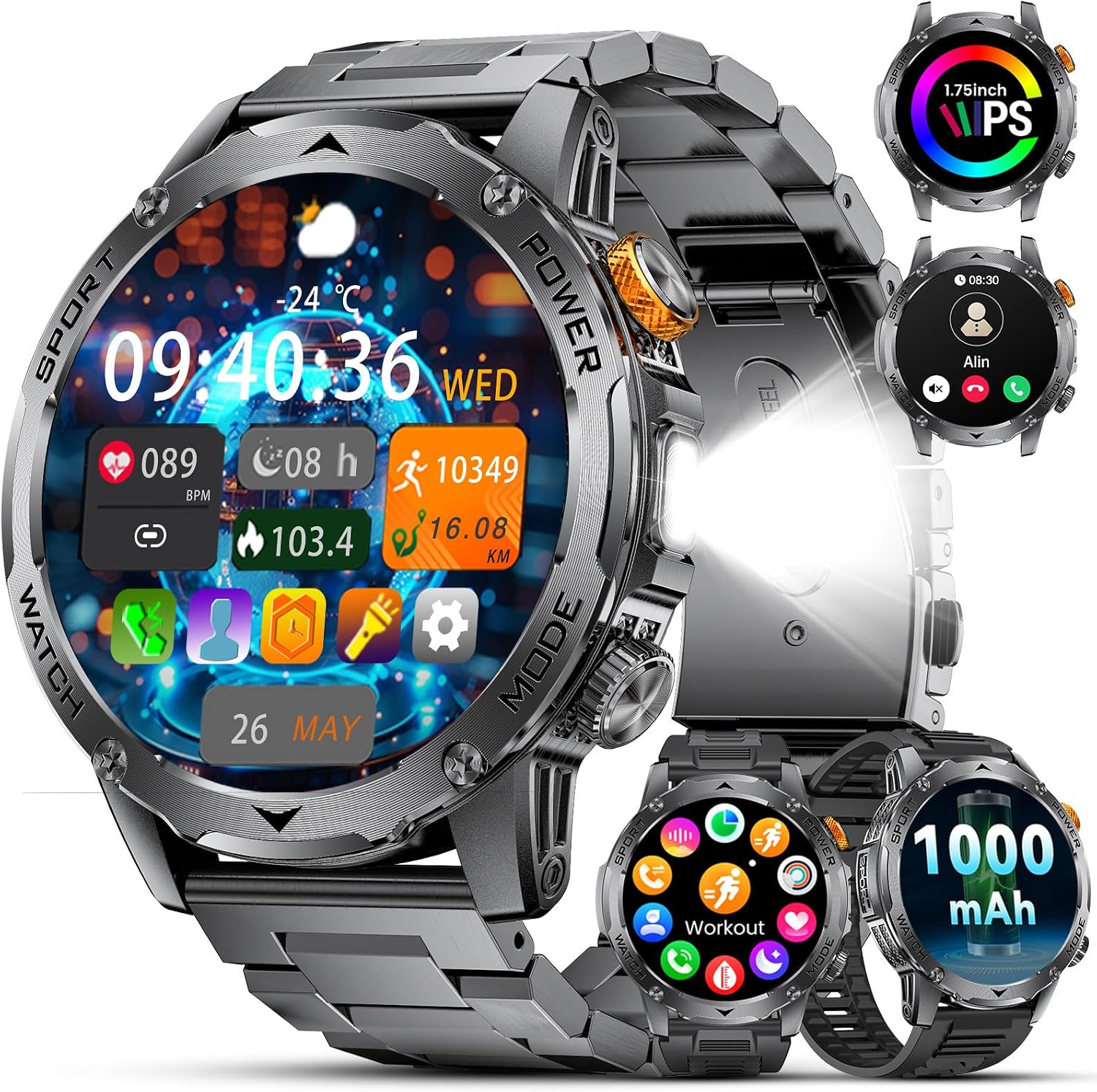 Detalle de DREMAC 2025 Reloj inteligente 1000 mAh