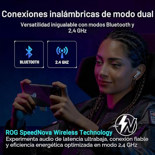 Thumbnail 1 de ASUS ROG Cetra True Wireless SpeedNova — Auriculares Gaming (Blanco)