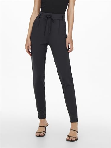 Detalle 2 de ONLY Damen Onlpoptrash Life Easy Col Pant PNT Noos Regular Fit Hose – Lounge & Freizeit, Blue Graphite, XL/32L
