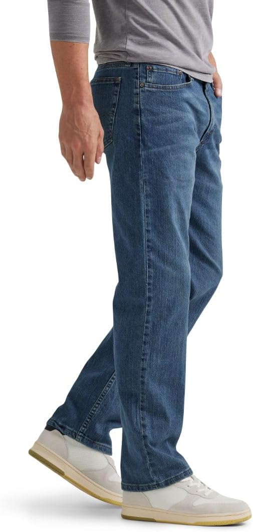 Detalle de Wrangler Authentics Jeanshose für Herren – Regular Fit mit elastischem Bund