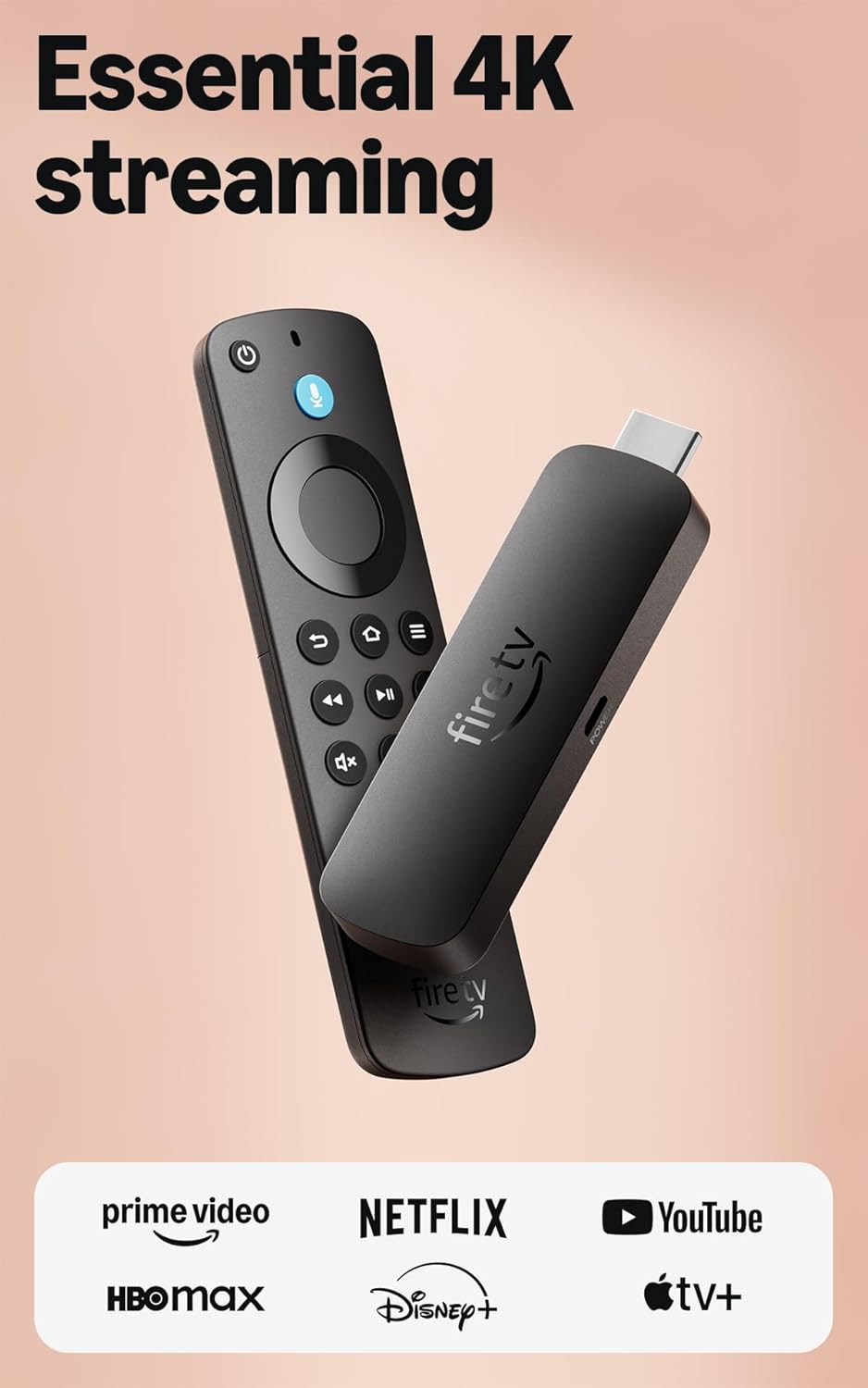 Amazon Fire TV Stick 4K Select (Newest Model) with AI-Powered Alexa Search