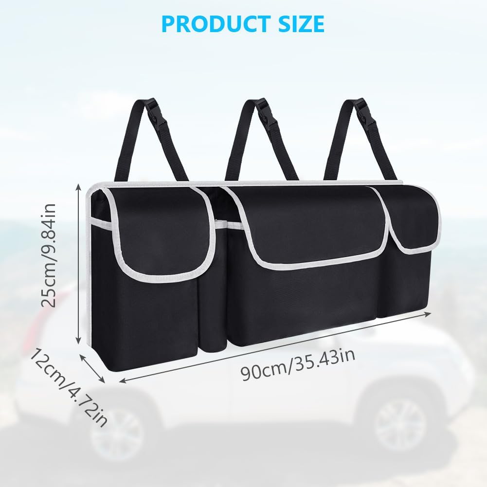 Detalle de URAQT Organizer bagagliaio auto, 4 tasche