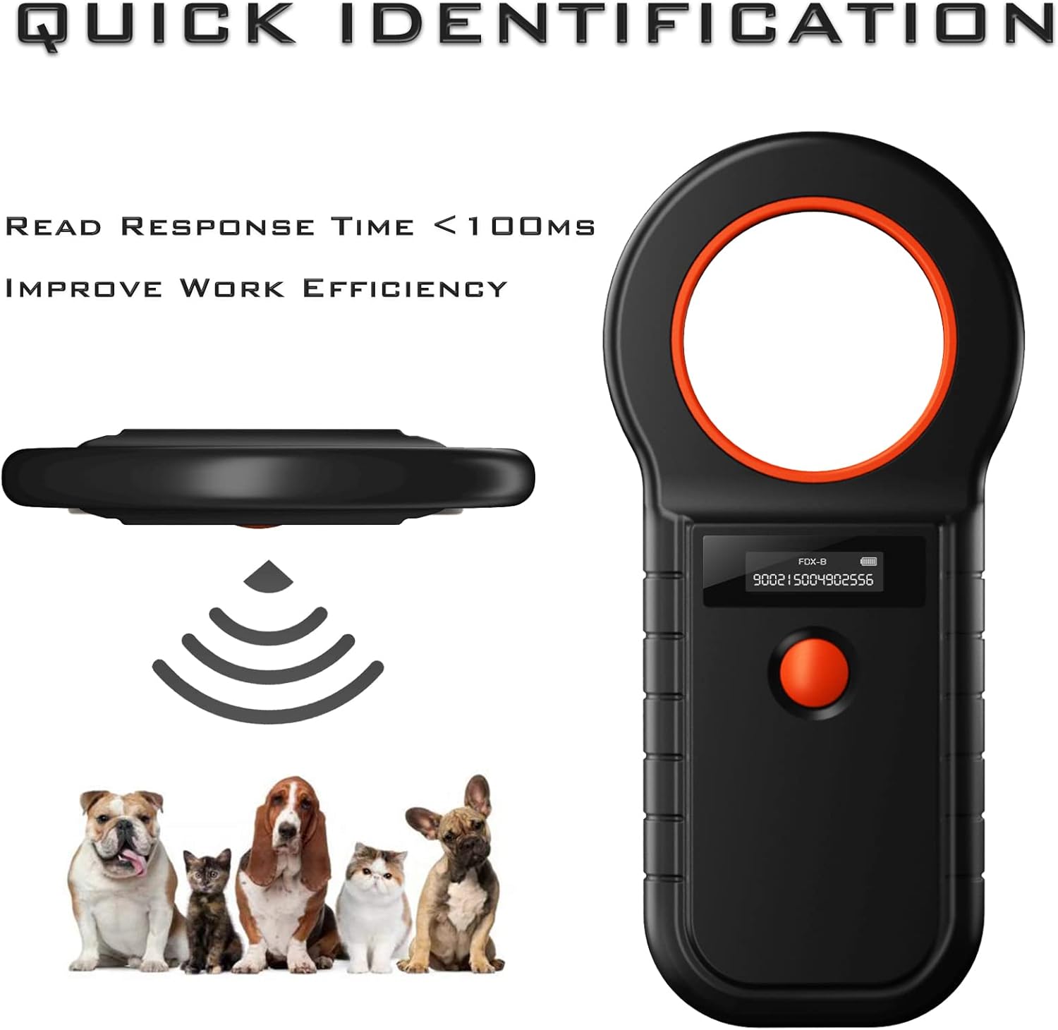 Thumbnail 3 de Microchip Scanner for Dogs 128 records