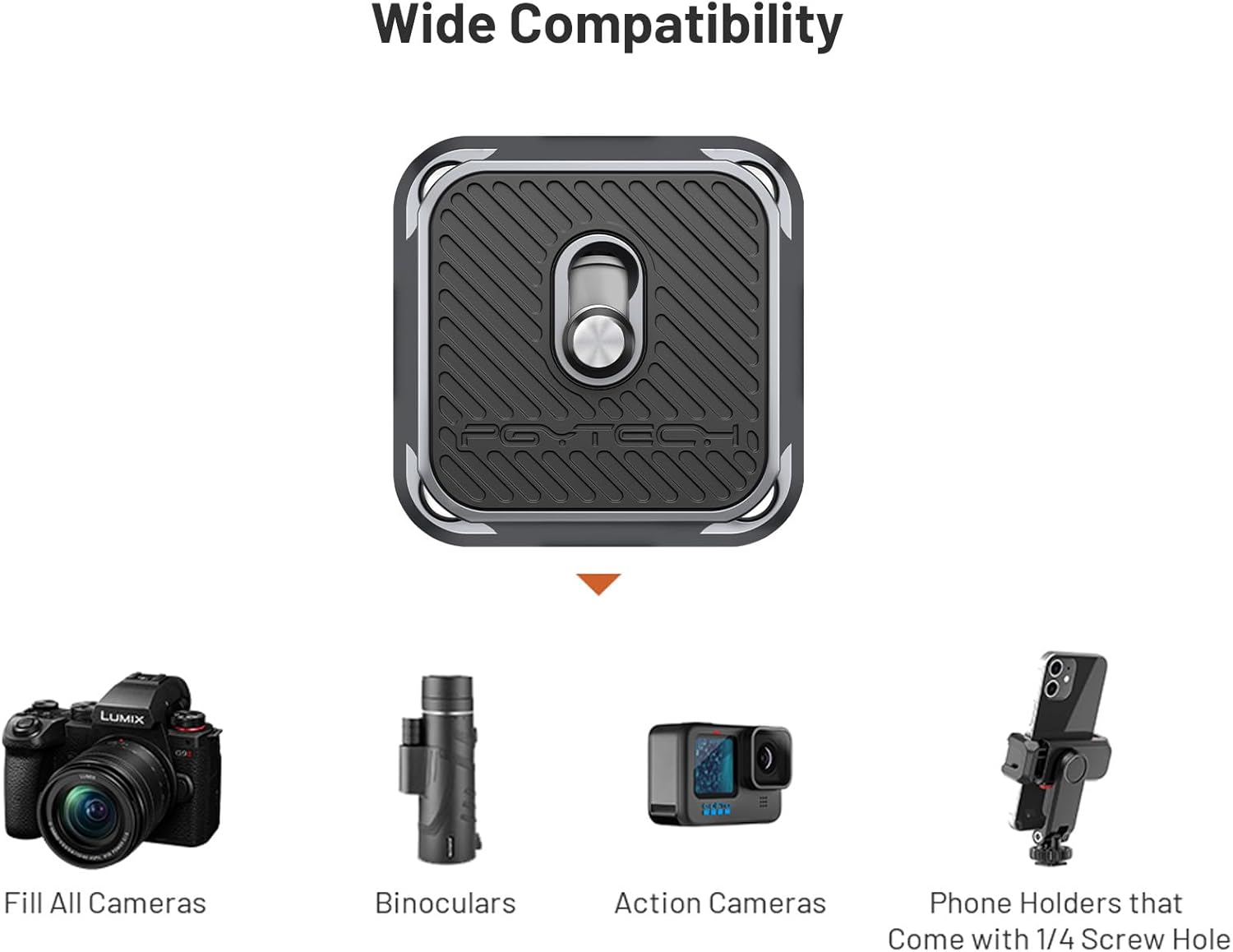 Thumbnail 3 de PGYTECH Arca-Swiss Quick Release Plate (Multi-Directional) for Sony, Canon, Nikon & most camera systems – Two Plates
