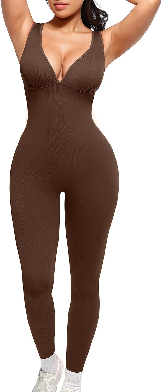 Thumbnail 5 de SHAPELLX Women's Jumpsuit, Ribbed