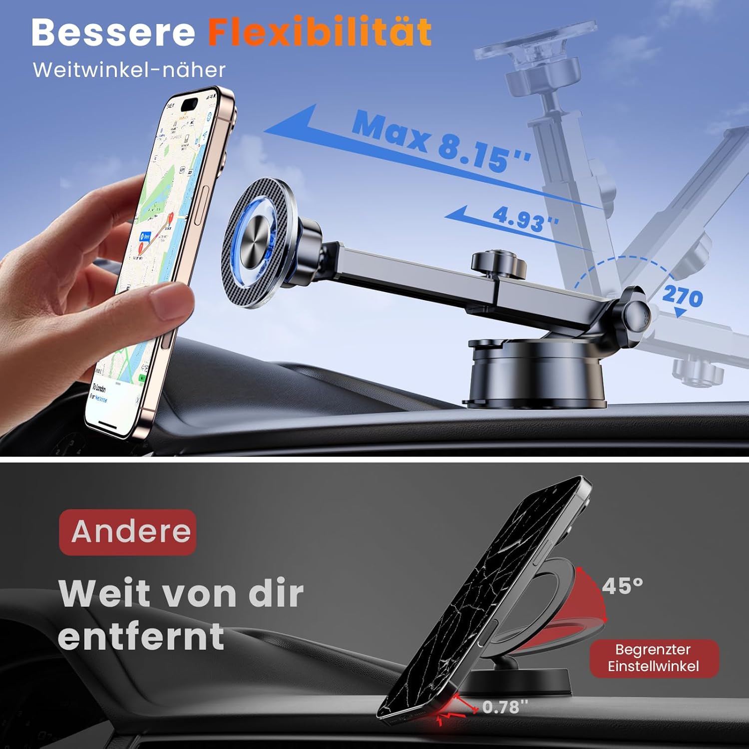 Thumbnail 6 de Coneclat MagSafe Auto Halter 2026