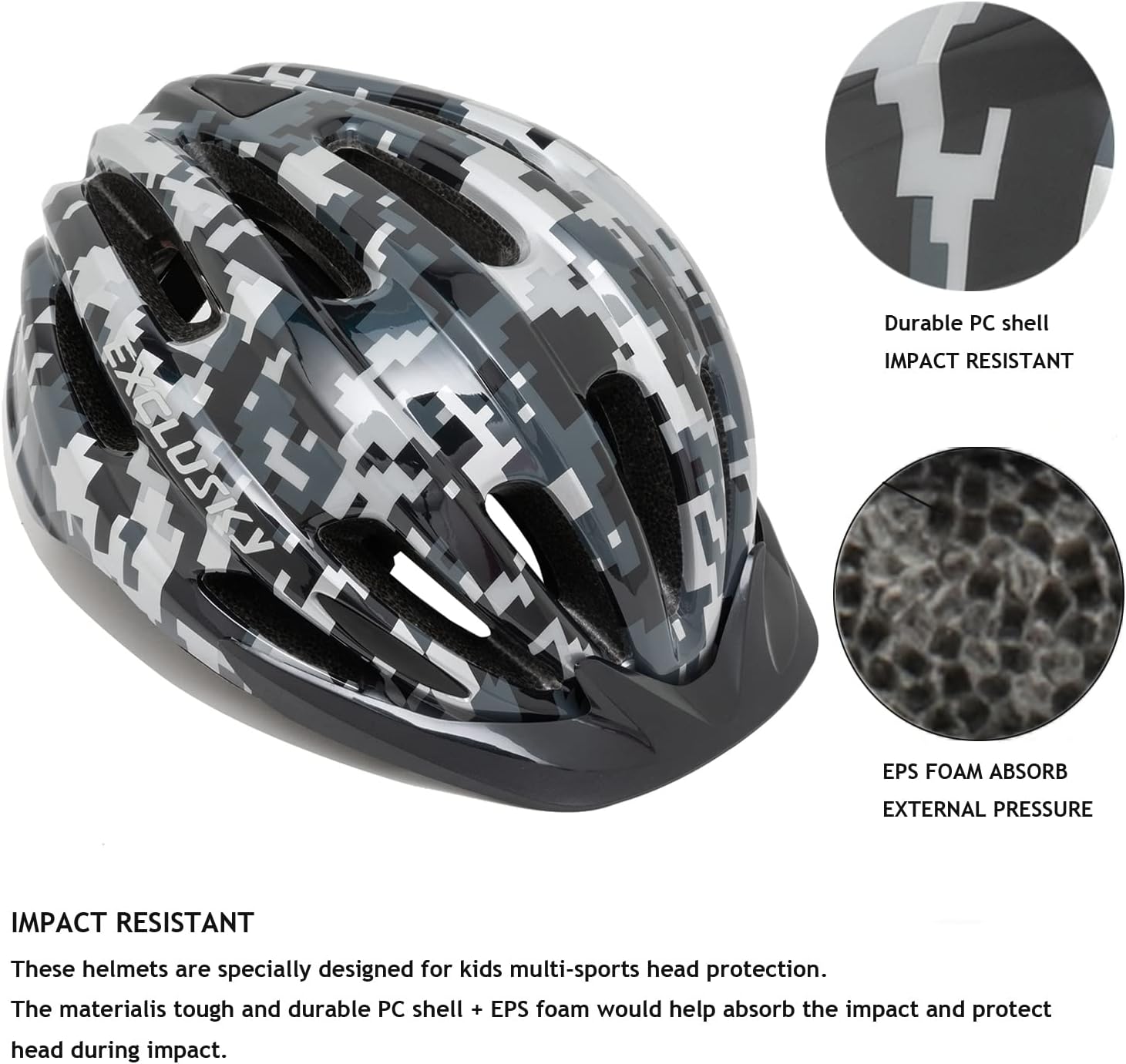 Detalle 2 de Exclusky Kids Bike Helmet 50-57cm