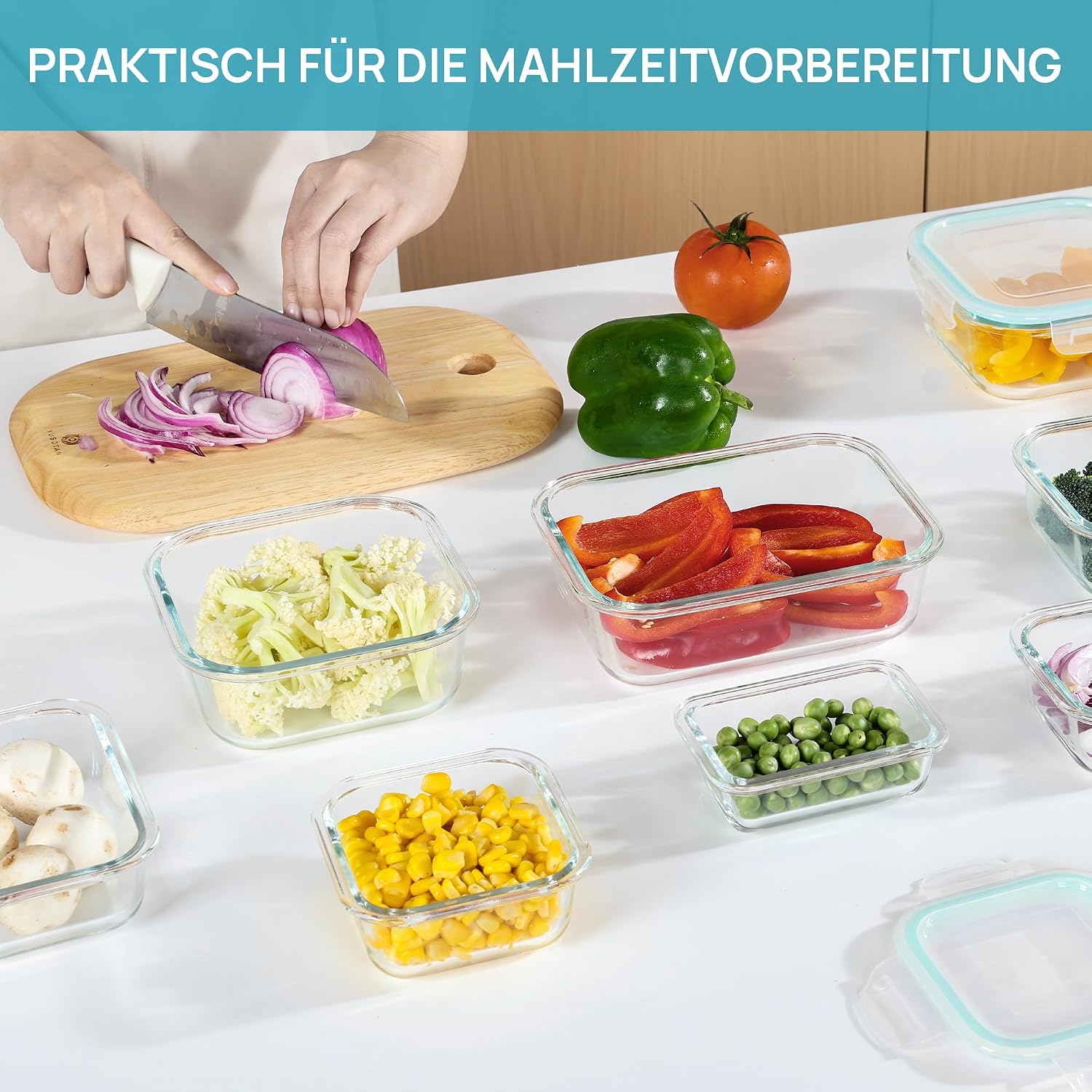 Thumbnail 6 de Vtopmart 15er Meal Prep Boxen Glas 🍱