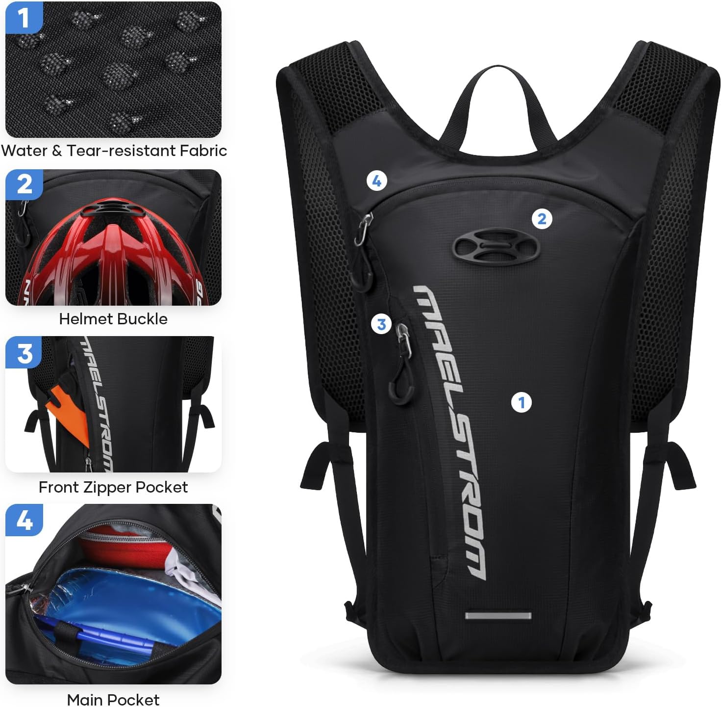 Detalle 2 de Maelstrom Running Hydration Vest 2L