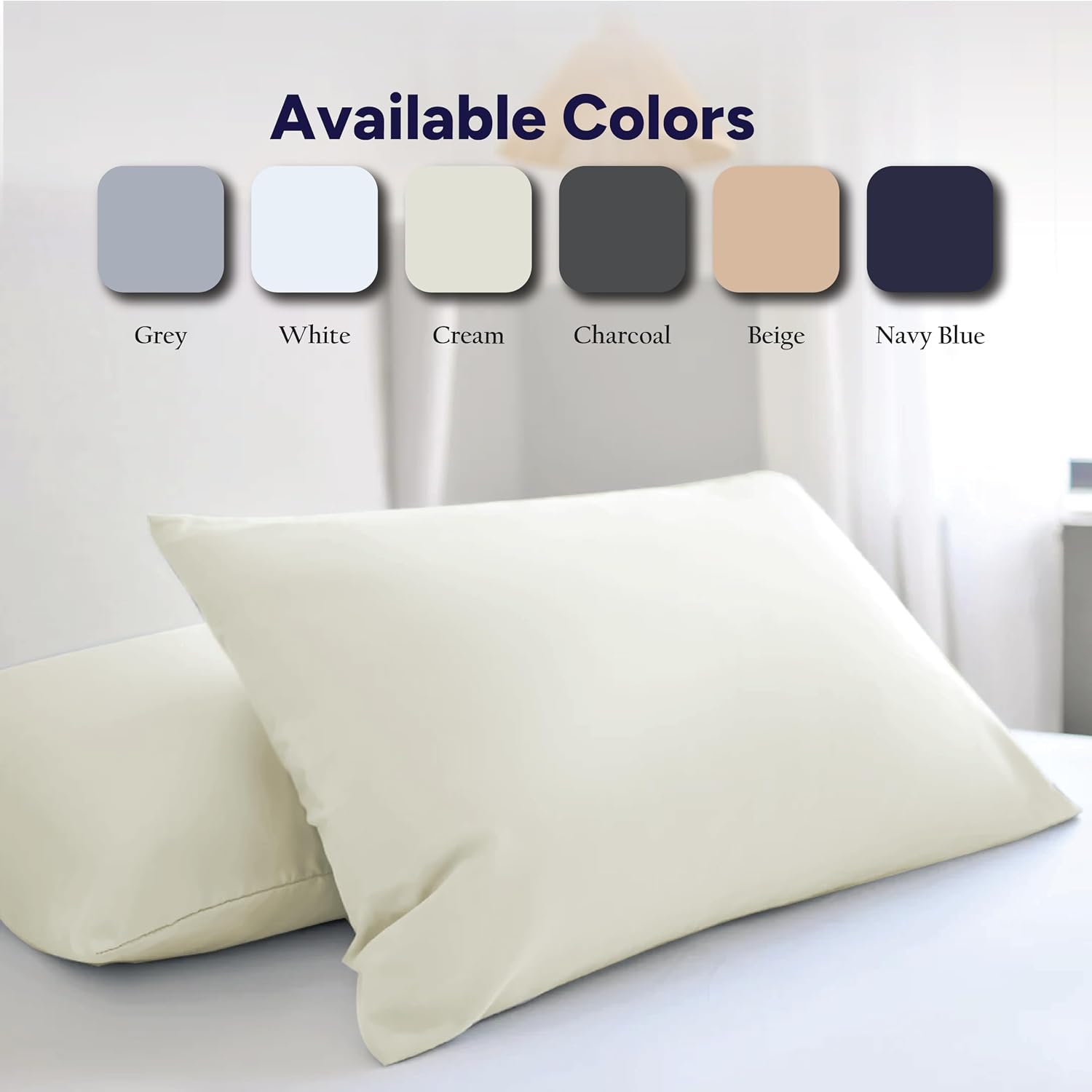 Detalle 2 de APEX FURNISHINGS Egyptian cotton pillowcases