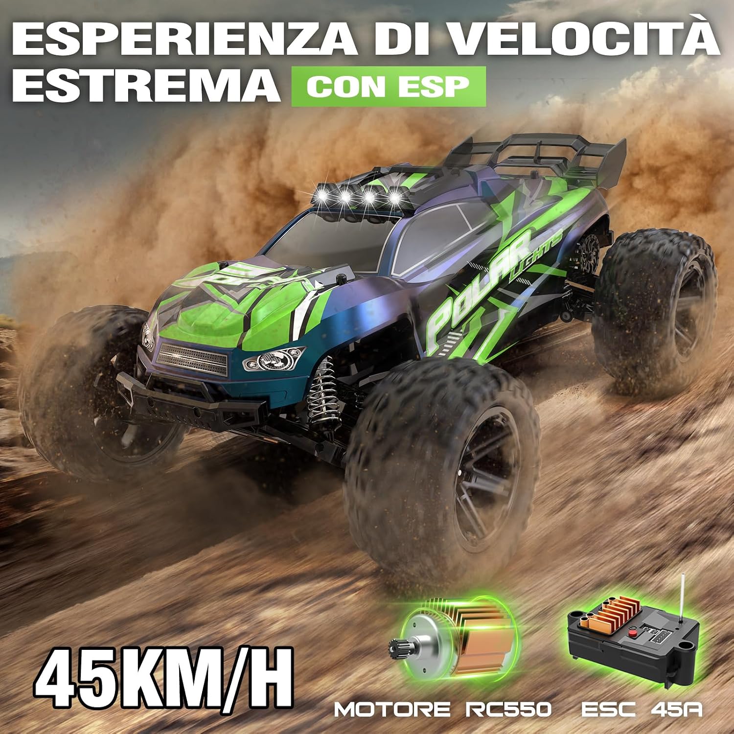 Thumbnail 4 de Macchina Telecomandata Professionale 1:10 45 km/h