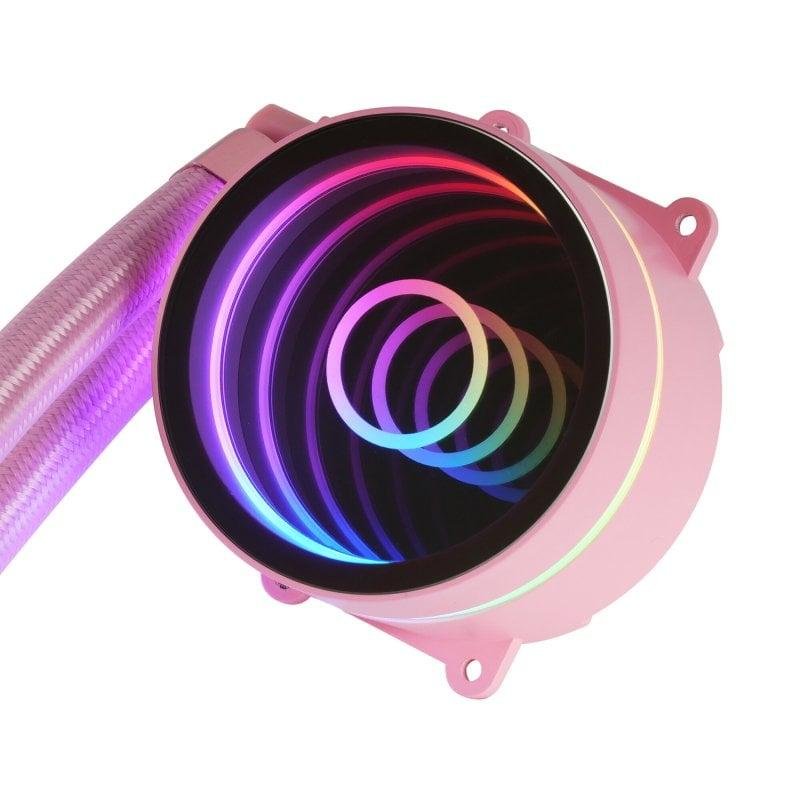 Detalle de Mars Gaming ML-ONE120 Kit Refrigeración Líquida FRGB Rosa