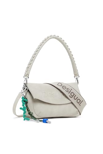 Detalle de Desigual Half Logo Trokel Shoulder Bag Piedra 1 unidad