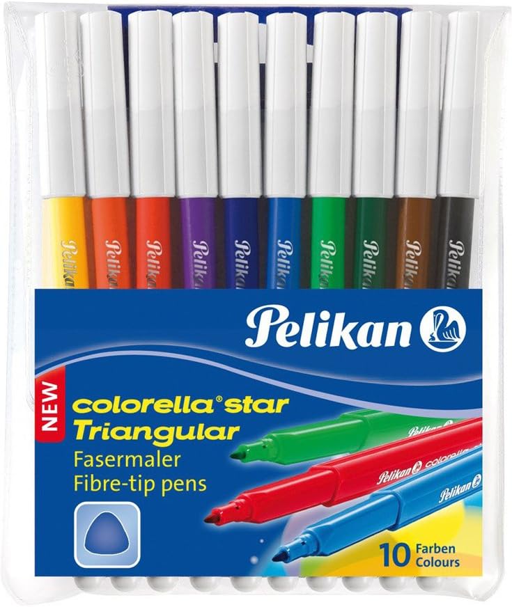 Thumbnail 6 de Pelikan 973172 märkpennor, 10-pack med två spetsar och flera färger