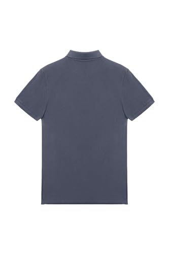 Thumbnail 5 de Polo Club Polo Manica Corta Uomo Denim Blu Regular Fit in Cotone 100%