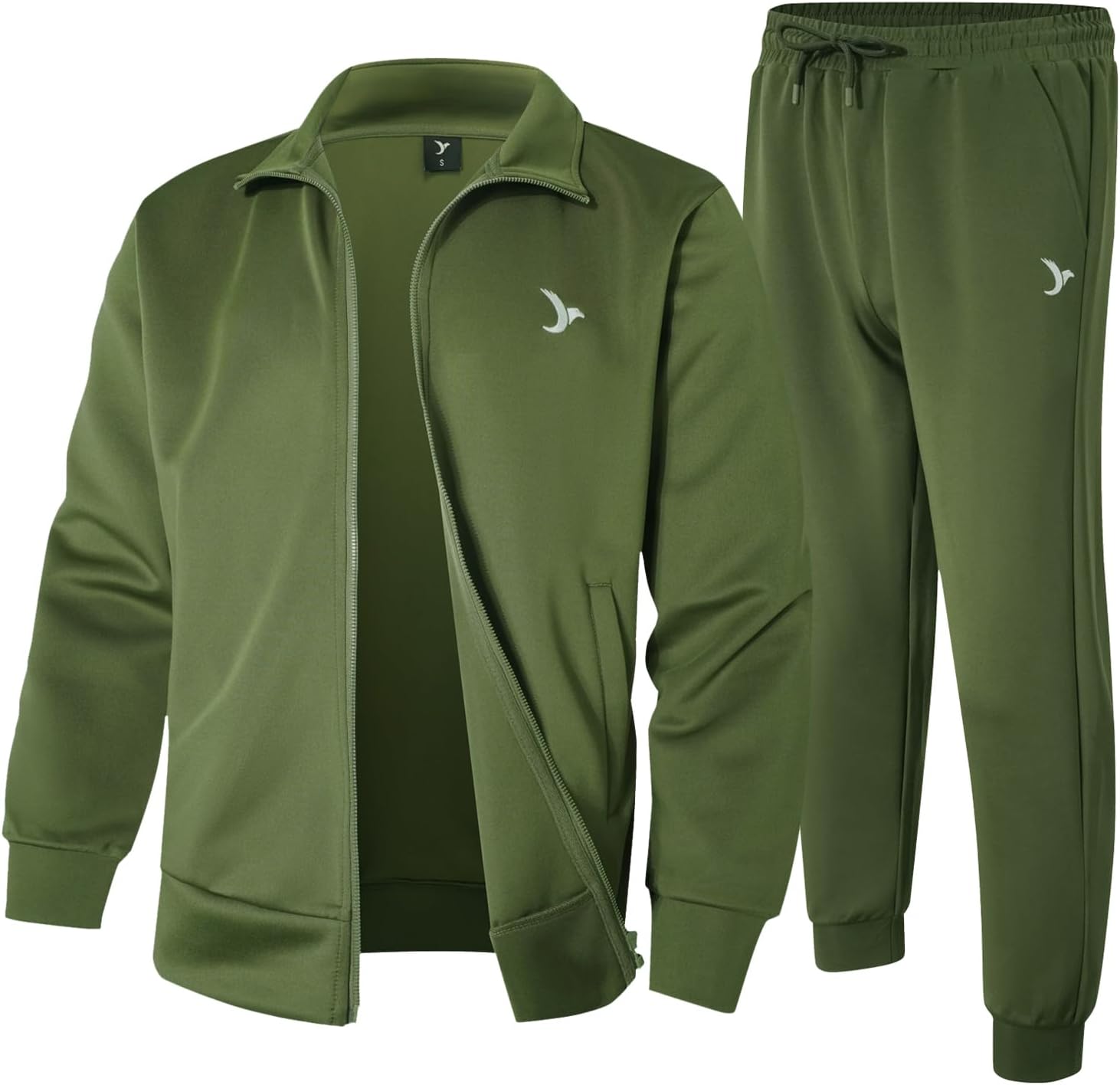 Detalle 2 de Brimisal Men's 2-Piece Tracksuit set — full-zip jogger