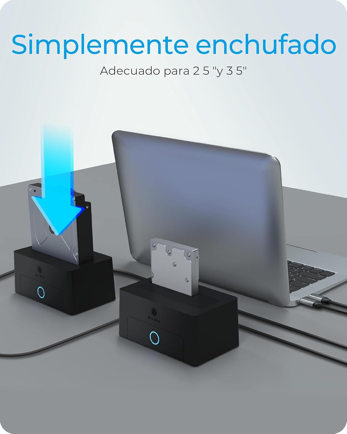 Thumbnail 2 de Icy Box Estación de Acoplamiento USB 3.0 5 Gbit/s