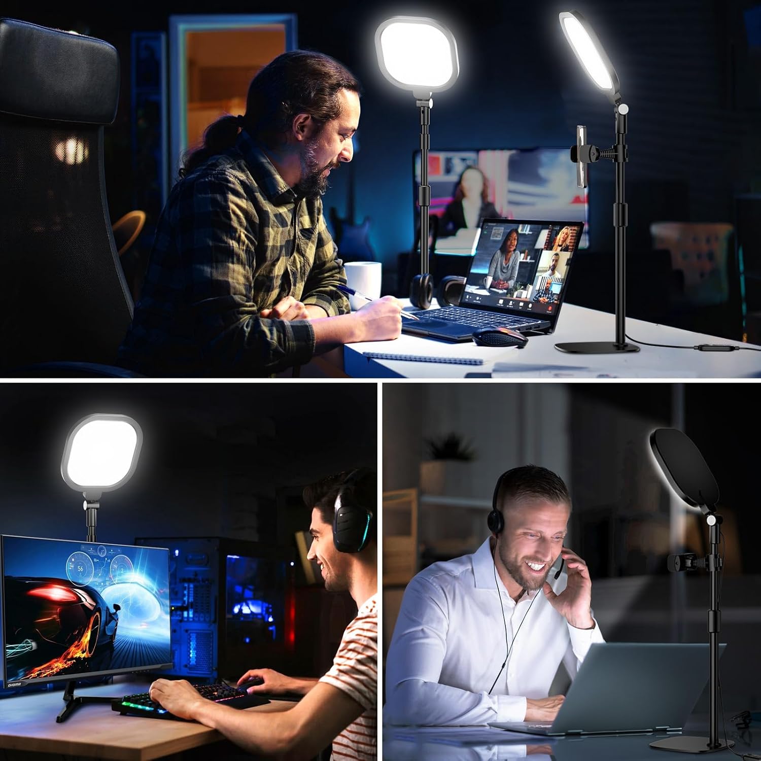 Thumbnail 5 de LitONES Video Conference Lights 2-pack for Desktop