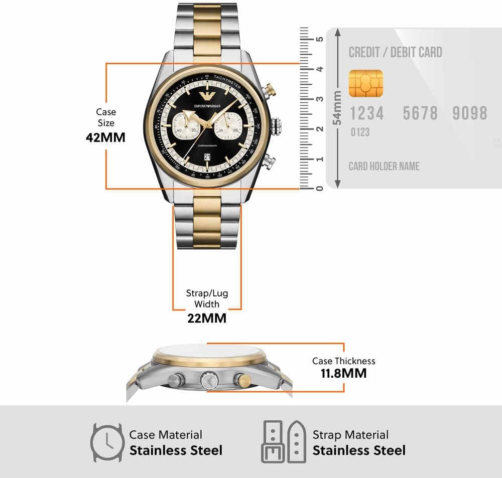 Thumbnail 6 de Emporio Armani Orologio per uomo: stile sobrio e affidabilità in acciaio