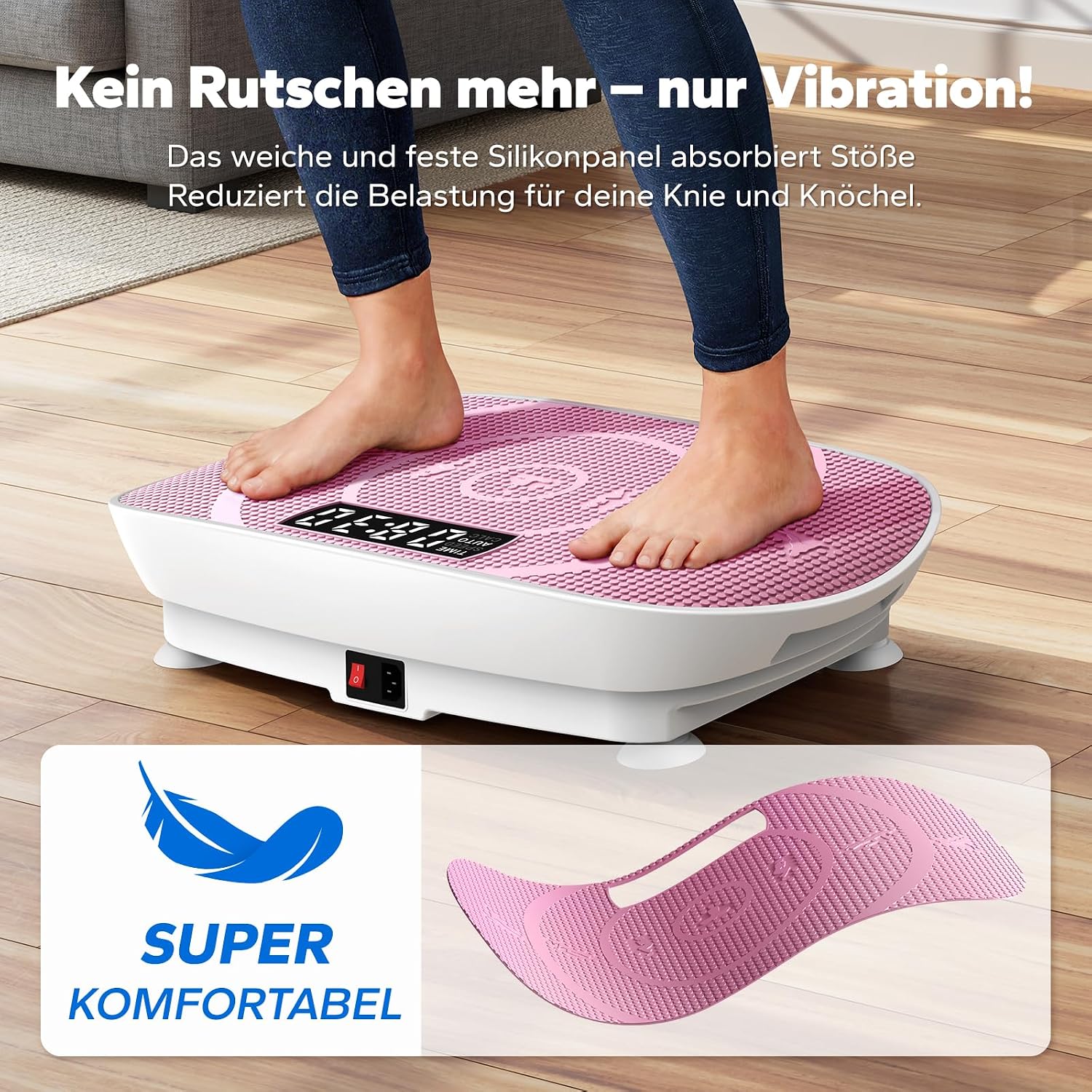 Thumbnail 6 de MERACH Vibrationsplatte – Leise, kompakt und vielseitig für Ganzkörper-Training