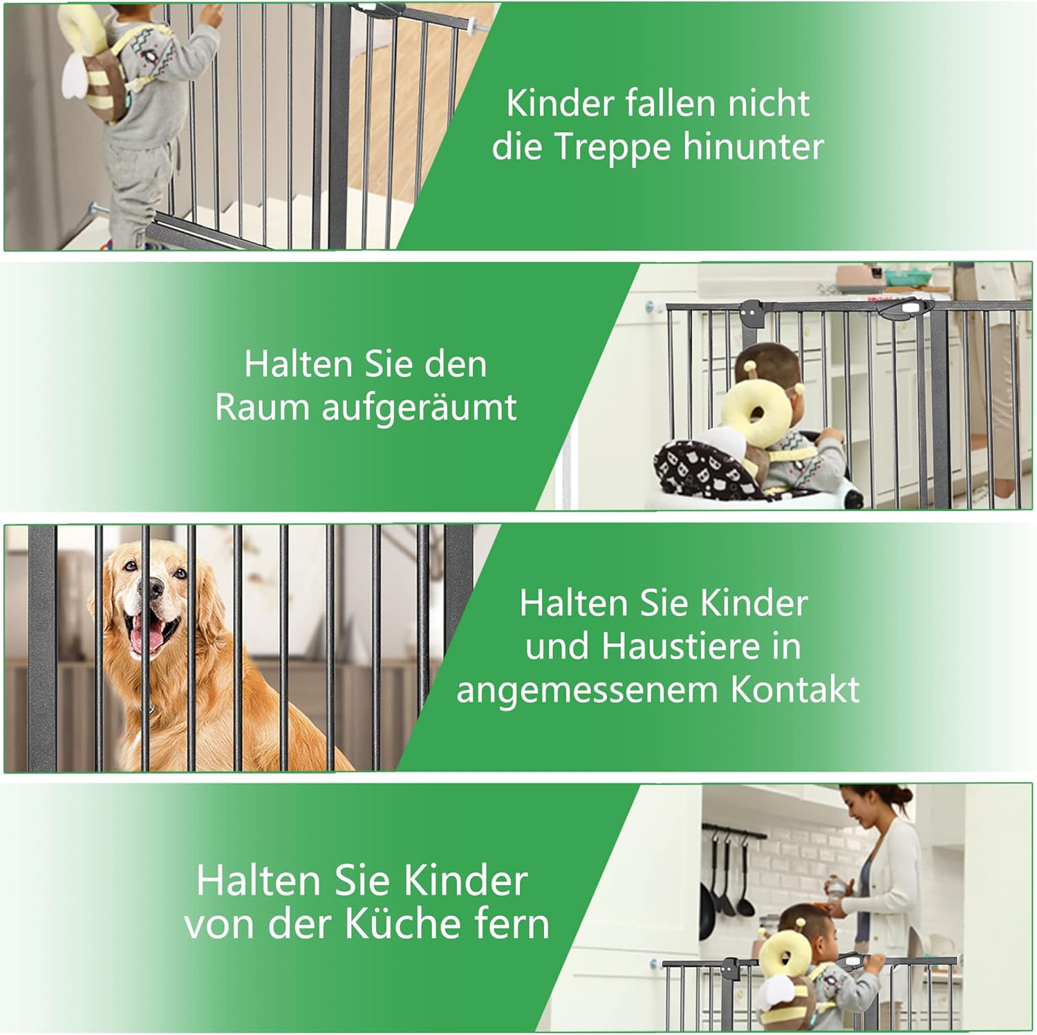 Thumbnail 4 de UISEBRT Treppenschutzgitter 77 cm Höhe