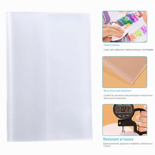 Thumbnail 7 de LdawyDE Protège Cahier A4, 10 Pcs – Couvre livre Transparent (21x29,7 cm)