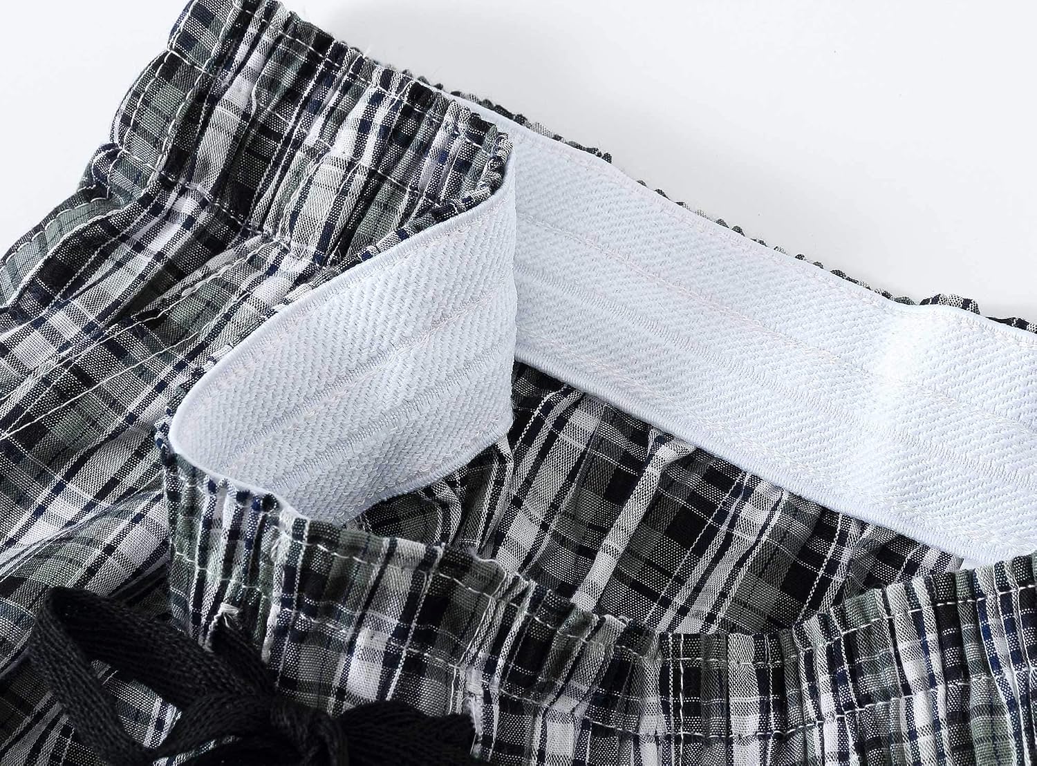 Detalle de MoFiz ZHMF3T604 Men's Cotton Plaid Pajama Pants, Lightweight 3-Pack