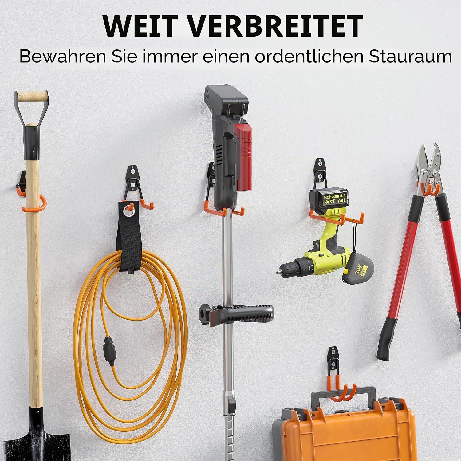 Thumbnail 2 de BONTEC Wandhaken Set 18 Stück für Garage