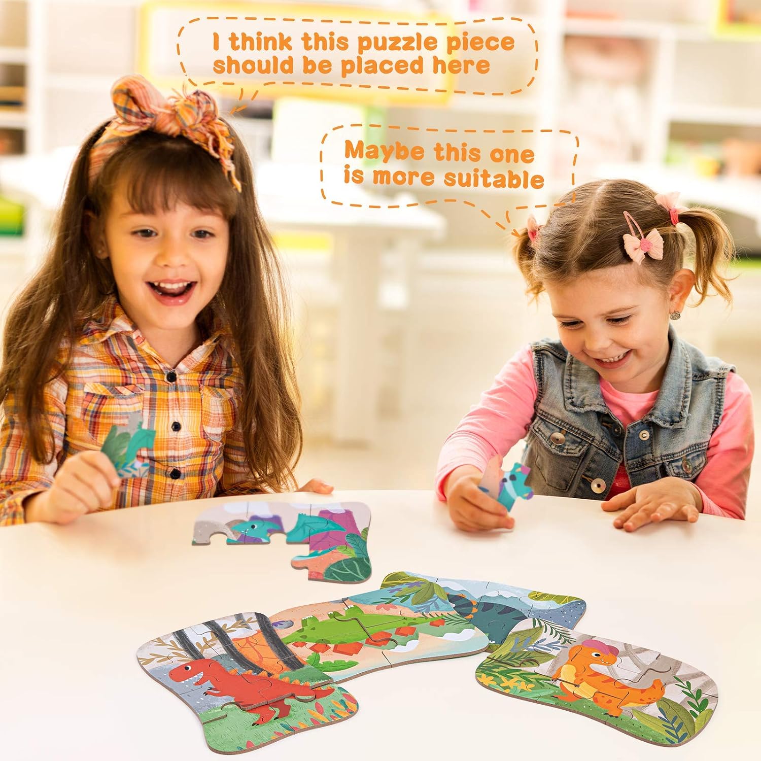 Thumbnail 6 de BBLIKE Puzzle de Dinosaurios para niños 🦖 de 3 a 5 años