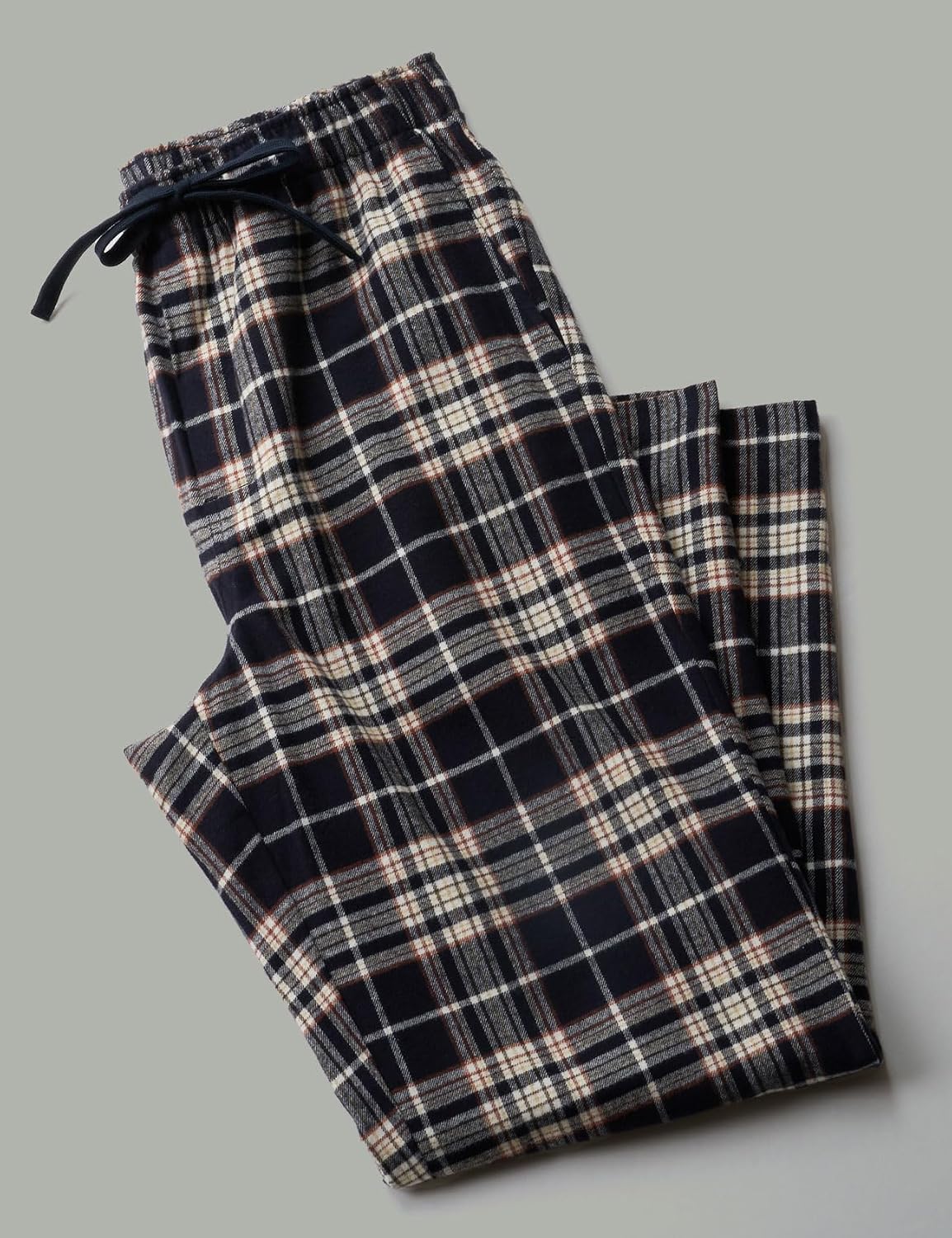 Detalle de LAPASA Herren Schlafanzughose karierte – M38 Baumwolle, M39 Baumwollflanell, M128 Fleece
